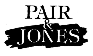 PAIR & JONES logo