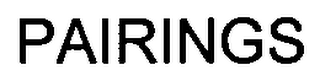 PAIRINGS logo