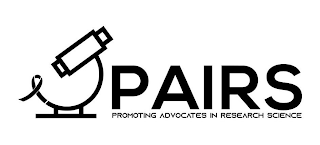 PAIRS PROMOTING ADVOCATES IN RESEARCH SCIENCE logo