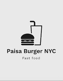 PAISA BURGER NYC FAST FOOD logo