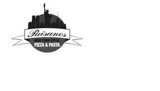 PAISANOS NEW YORK STYLE PIZZA & PASTA logo