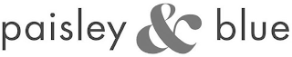 PAISLEY & BLUE logo