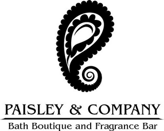 PAISLEY & COMPANY BATH BOUTIQUE AND FRAGRANCE BAR logo