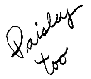 PAISLEY TOO logo