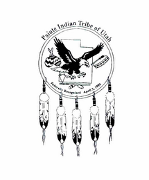 PAIUTE INDIAN TRIBE OF UTAH. FEDERALLY RECOGNIZED APRIL 3, 1980 logo