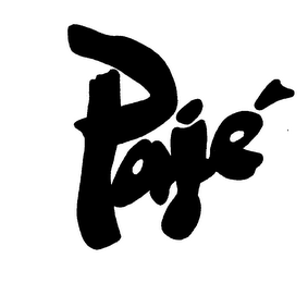 PAJE' logo