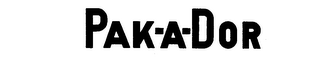 PAK-A-DOR logo