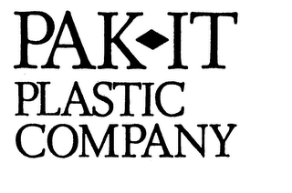 PAK-IT PLASTIC COMPANY logo