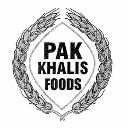 PAK KHALIS FOODS logo