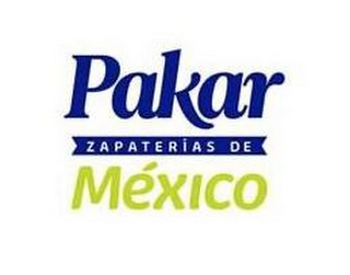 PAKAR ZAPATERIAS DE MEXICO logo