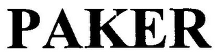 PAKER logo