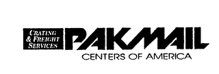 PAKMAIL CENTERS OF AMERICA CRATING & FREIGHT SERVICES logo