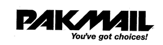 PAKMAIL YOU'VE GOT CHOICES! logo