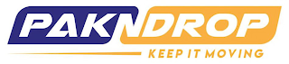PAKNDROP KEEP IT MOVING logo