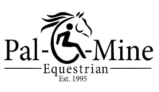 PAL-O-MINE EQUESTRIAN EST. 1995 logo