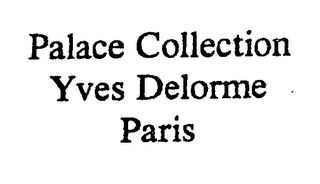 PALACE COLLECTION YVES DELORME PARIS logo