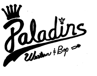 PALADINS WESTERN + BOP logo