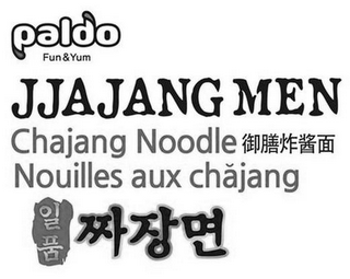 PALDO FUN & YUM JJAJANGMEN CHAJANG NOODLE NOUILLES AUX CHAJANG logo