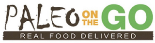 PALEO ON THE GO REAL FOOD DELIVERED logo