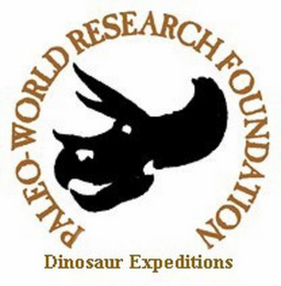 PALEO-WORLD RESEARCH FOUNDATION DINOSAUR EXPEDITIONS logo