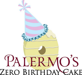 PALERMO'S ZERO BIRTHDAY CAKE logo