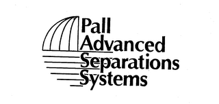 PALL ADVANCED SEPARATIONS SYSTEMS logo