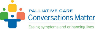 PALLIATIVE CARE CONVERSATIONS MATTER EASING SYMPTOMS AND ENHANCING LIVES logo