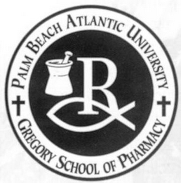 PALM BEACH ATLANTIC UNIVERSITY GREGORY SCHOOL OF PHARMACY RX logo