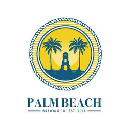 PALM BEACH BREWING CO. EST. 2018 logo