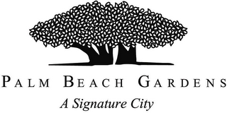 PALM BEACH GARDENS A SIGNATURE CITY logo