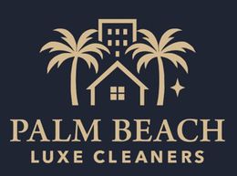 PALM BEACH LUXE CLEANERS logo