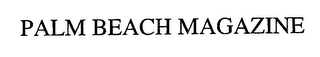 PALM BEACH MAGAZINE logo