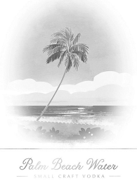 PALM BEACH WATER SMALL CRAFT VODKA logo