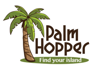PALM HOPPER FIND YOUR ISLAND logo