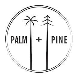 PALM + PINE CRUSING logo