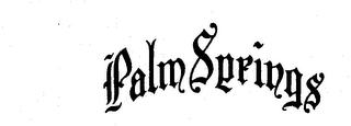 PALM SPRINGS logo