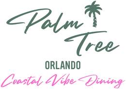 PALM TREE ORLANDO COASTAL VIBE DINING logo