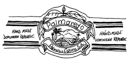 PALMAREJO PALMAREJO CIGURS, S.A. HAND MADE DOMINICAN REPUBLIC logo