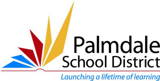PALMDALE SCHOOL DISTRICT LAUNCHING A LIFETIME OF LEARNING logo