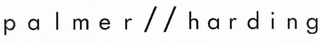PALMER//HARDING logo