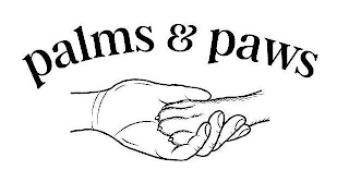 PALMS & PAWS logo