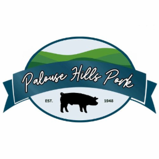 PALOUSE HILLS PORK EST. 1948 logo