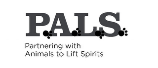 PALS PARTNERING WITH ANIMALS TO LIFT SPIRITS logo