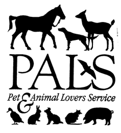 PALS PET & ANIMAL LOVERS SERVICE logo
