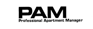 PAM PROFESSIONAL APARTMENT MANAGER logo