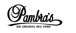 PAMBRA'S THE ORIGINAL BRA LINER logo