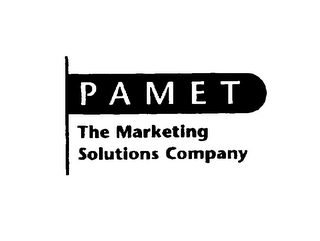 PAMET THE MARKETING SOLUTIONS COMPANY logo
