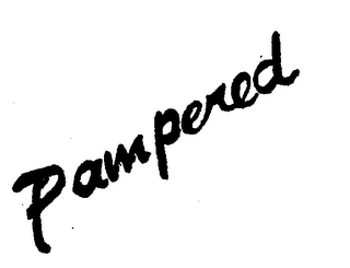 PAMPERED logo