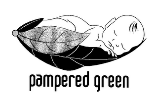 PAMPERED GREEN logo
