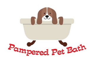 PAMPERED PET BATH logo